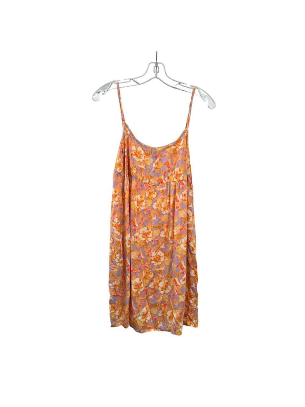 Wild Fable Floral Sundress Sleeveless Orange/Multi Size Medium Pockets